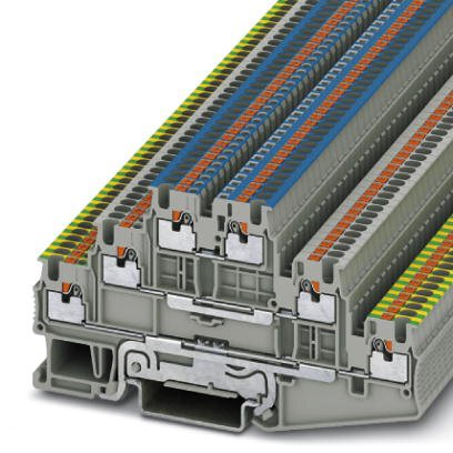 Phoenix Contact - 3213755, PT 1 5/S-PE/L/N Ground modular terminal 