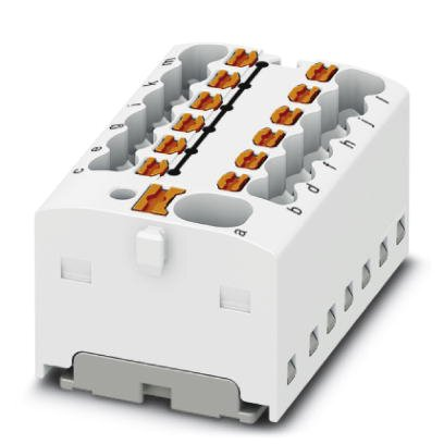 PTFIX 4/12X1 5 WH Distribution block