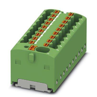 PTFIX 4/18X1 5 GN Distribution block