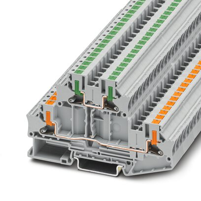 PTTBV 4/U-OG/O-GN Double-level terminal