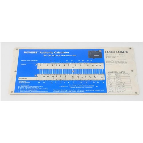 Slide Ruler For Receiver Cont