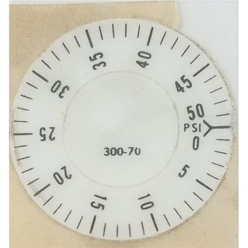 R C Dial-0 To 50 Psi