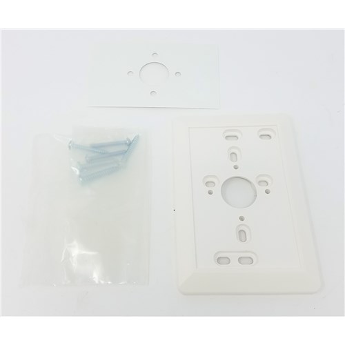 Euro White Wallplate Kit For Zrs 2212/22