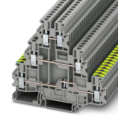 UT 2 5-PE/L/L Ground modular terminal