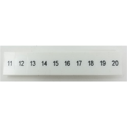 Labels,Front,Horiz,5.2mm,11 To 20 (10X)