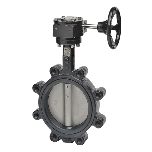 Butterfly Valve 8in 2-Way 3136 Cv Gear