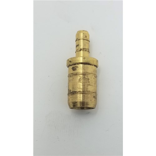 1/2 X 1/4 Barbed Coupling - Brass