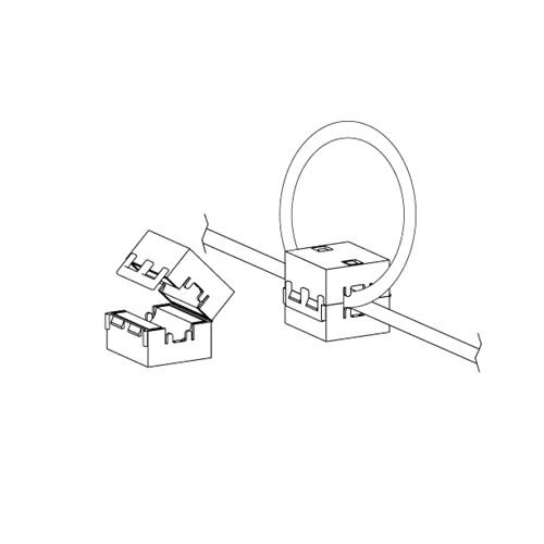 Ferrite, Clamp On