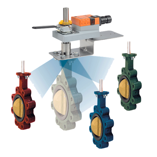 Retrofit butterfly valve linkage