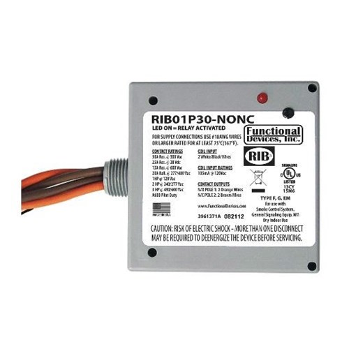 Enclosed Relay 30 Amp DPST NO/NC