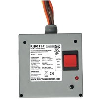 Enc Relay 20Amp DPST-NO + Override 120 V