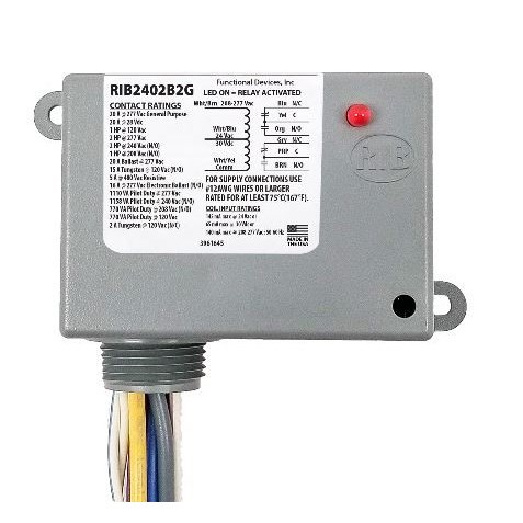 Enclosed Relay 20 AMP DPDT