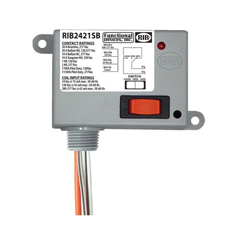 Enclosed Relay 20 Amp + Override