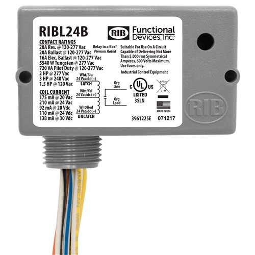 Enlcosed Mechanically Latching Relay