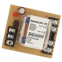 Panel Relay 2.75x2.35in 20Amp DPST 24ac/