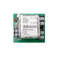 Panel Relay 2.75x2.35in 20Amp DPST 24ac/