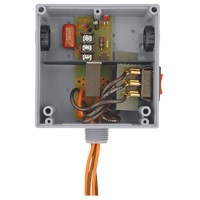 Enc Relay 10Amp DPST-NO + Override 24Vac