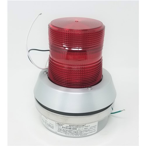 120v Red Indoor Strobe/Horn(51CR-N5-40W)