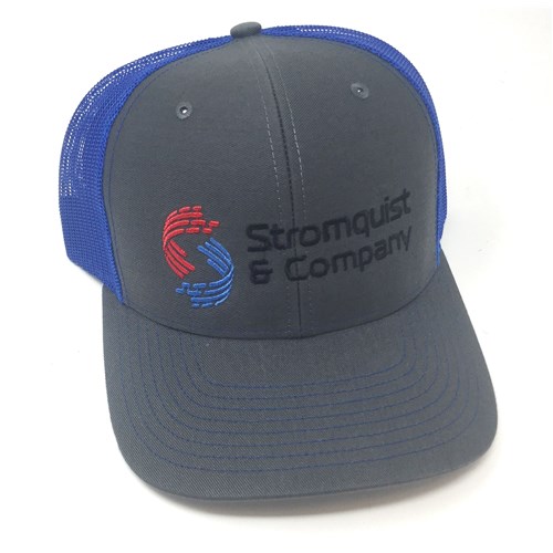 Stromquist Trucker Hat Blue/Charcoal