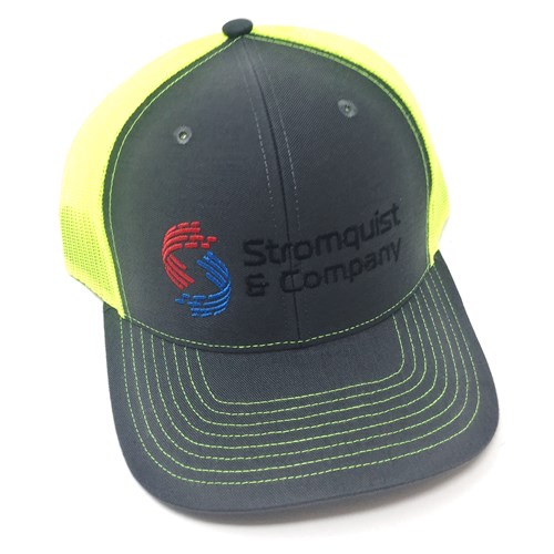 Stromquist Trucker Hat Neon Yellow/Charc