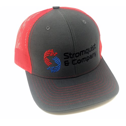 Stromquist Trucker Hat - Red/Charcoal