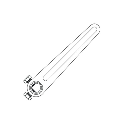 Crank Arm;3/8in;Slotted;Long